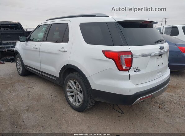 1FM5K7D80HGA33443 2017 FORD FORD EXPLORER White Tył lewy