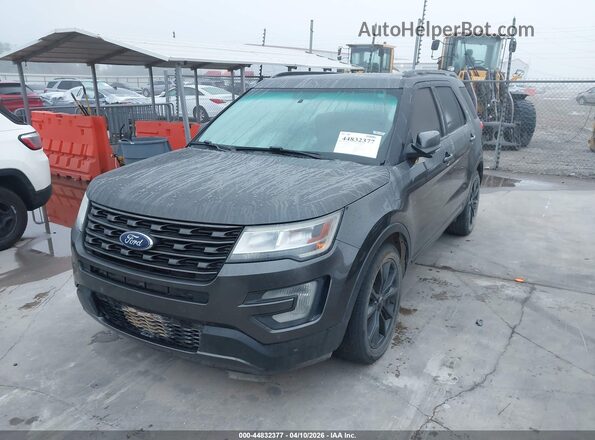 1FM5K7D80HGC82955 2017 FORD FORD EXPLORER Gray Przód lewy
