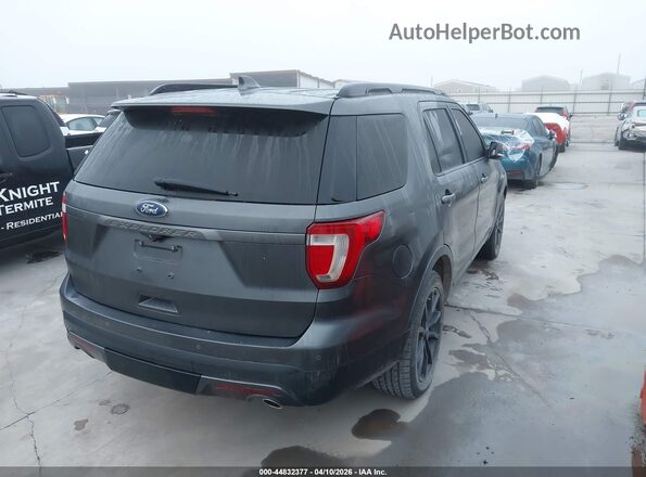 1FM5K7D80HGC82955 2017 FORD FORD EXPLORER Gray Tył prawy