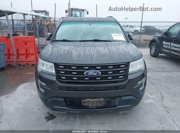 1FM5K7D80HGC82955 2017 FORD FORD EXPLORER Gray Widok zestawu wskaźników