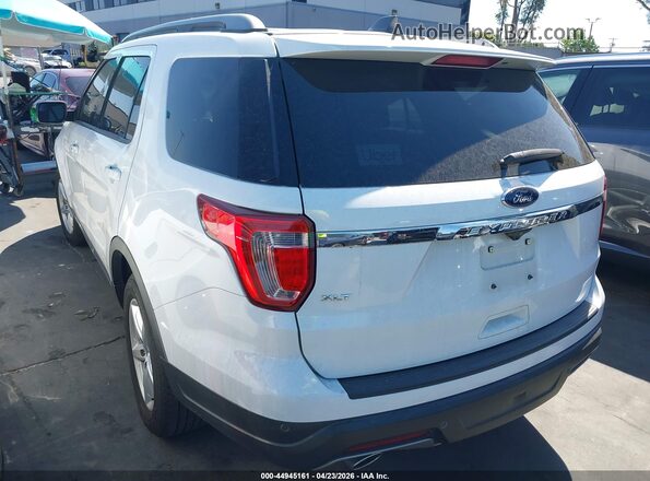 1FM5K7D80JGC06187 2018 FORD FORD EXPLORER White Rear left