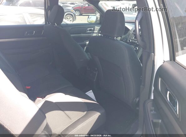 1FM5K7D80JGC06187 2018 FORD FORD EXPLORER White VIN sticker view