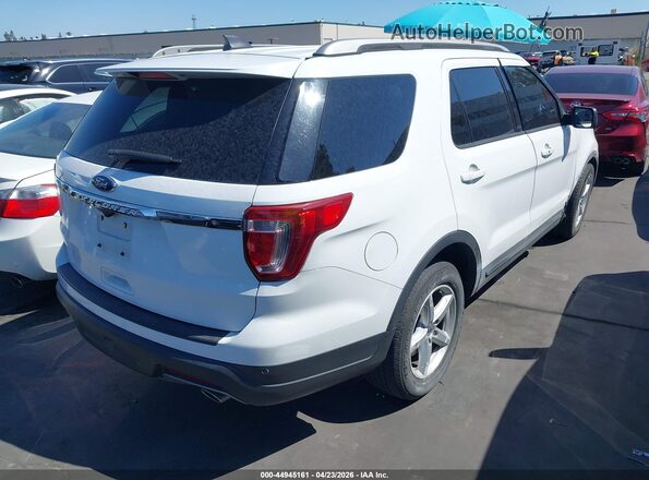 1FM5K7D80JGC06187 2018 FORD FORD EXPLORER White Rear right