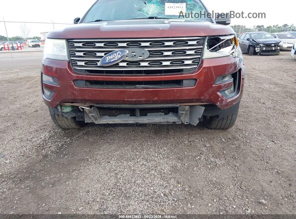 1FM5K7D81GGC37389 2016 FORD FORD EXPLORER Red Դիմացի տեսք