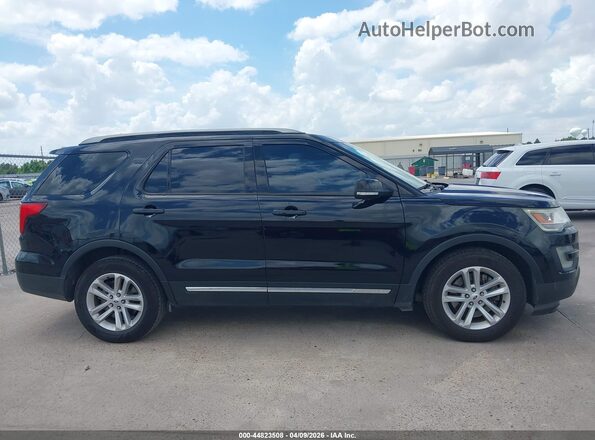 1FM5K7D82HGA93059 2017 FORD FORD EXPLORER Black უკანა სალონის ხედი