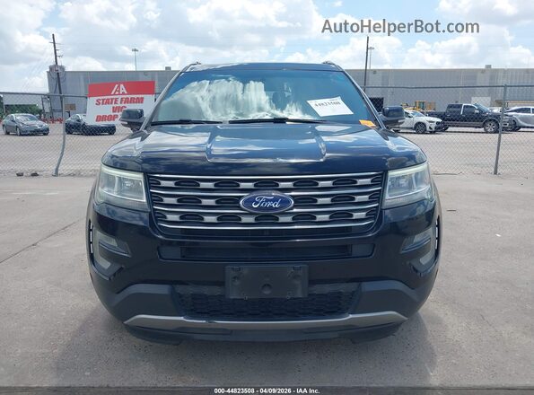 1FM5K7D82HGA93059 2017 FORD FORD EXPLORER Black ხელსაწყოთა პანელის ხედი