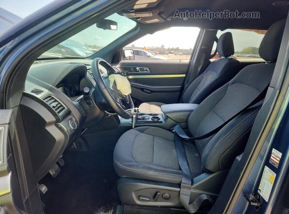 1FM5K7D82KGA07885 2019 FORD FORD EXPLORER Gray Вид салону спереду