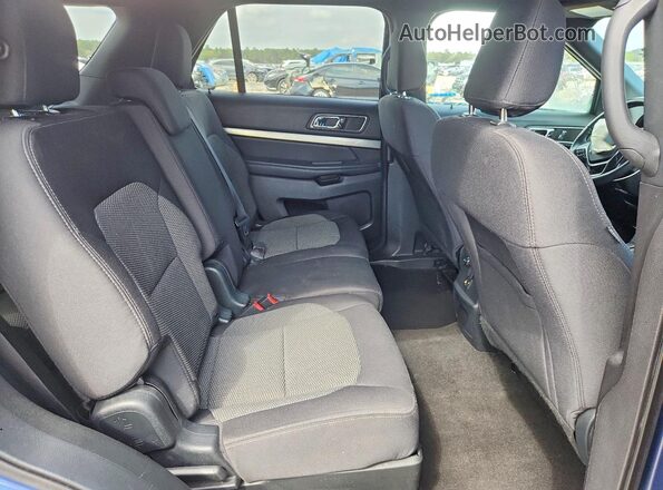 1FM5K7D82KGA07885 2019 FORD FORD EXPLORER Gray Вид задньої частини салону