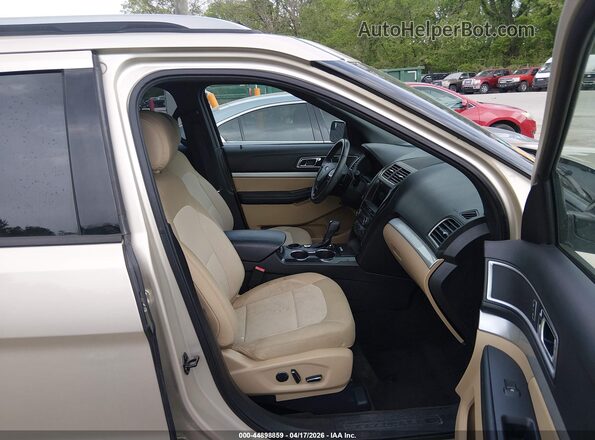 1FM5K7D83HGD36202 2017 FORD FORD EXPLORER Beige Widok wnętrza z przodu