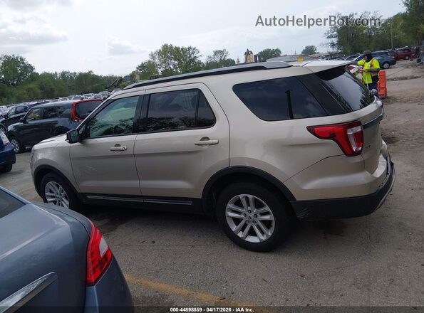 1FM5K7D83HGD36202 2017 FORD FORD EXPLORER Beige Widok wnętrza 360 stopni