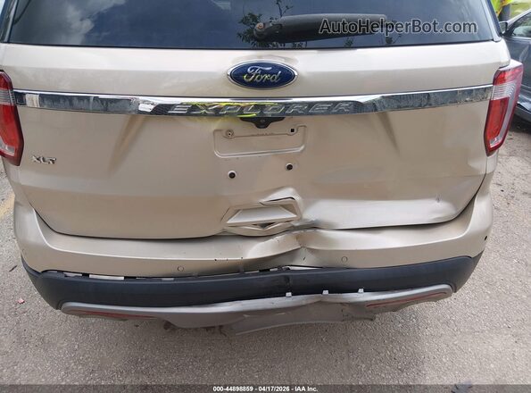 1FM5K7D83HGD36202 2017 FORD FORD EXPLORER Beige Widok z przodu