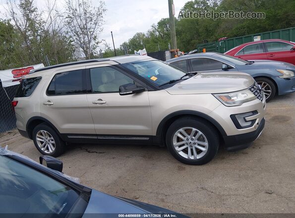 1FM5K7D83HGD36202 2017 FORD FORD EXPLORER Beige Widok wnętrza z tyłu