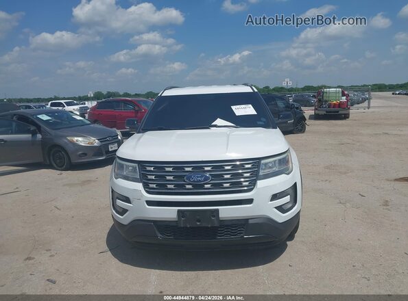 1FM5K7D84HGD16850 2017 FORD FORD EXPLORER White Widok zestawu wskaźników