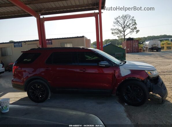1FM5K7D87KGA04531 2019 FORD FORD EXPLORER Red Панорамний вид салону 360°