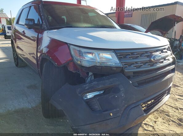 1FM5K7D87KGA04531 2019 FORD FORD EXPLORER Red Вид спереду