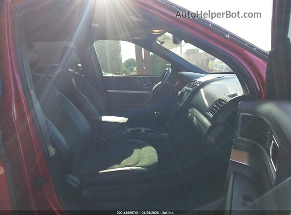 1FM5K7D87KGA04531 2019 FORD FORD EXPLORER Red Вид салону спереду