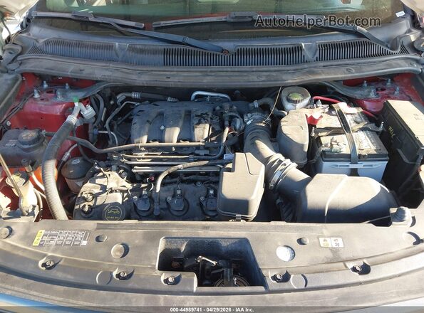 1FM5K7D87KGA04531 2019 FORD FORD EXPLORER Red Вид ззаду