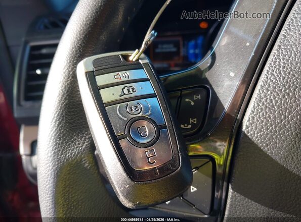 1FM5K7D87KGA04531 2019 FORD FORD EXPLORER Red Вид панелі приладів