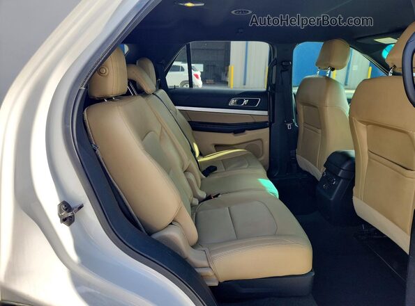 1FM5K7D88GGC47238 2016 FORD FORD EXPLORER White Rear interior view