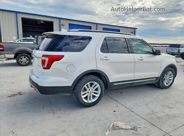 1FM5K7D88GGC47238 2016 FORD FORD EXPLORER White Rear right