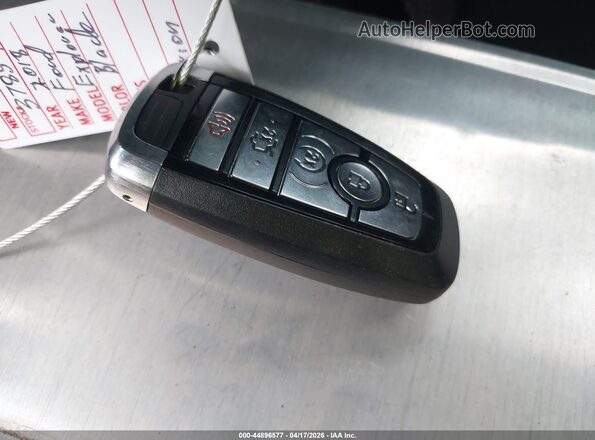 1FM5K7D89JGA54846 2018 FORD FORD EXPLORER Black Widok deski rozdzielczej