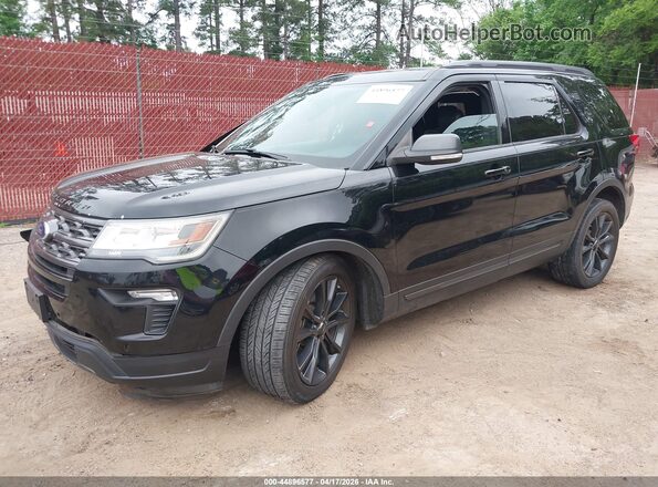 1FM5K7D89JGA54846 2018 FORD FORD EXPLORER Black Przód lewy