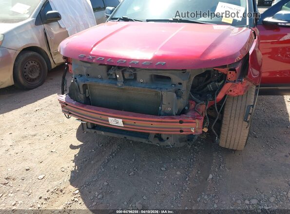 1FM5K7D8XJGA76029 2018 FORD FORD EXPLORER Красный Вид спереди