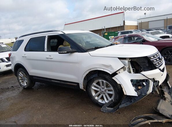 1FM5K7DHXHGA48483 2017 FORD FORD EXPLORER White უკანა სალონის ხედი