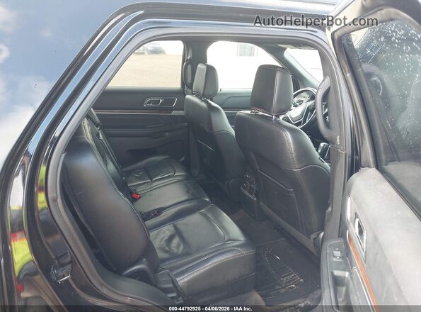 1FM5K7F82JGA89676 2018 FORD FORD EXPLORER Black Vista de la etiqueta del VIN