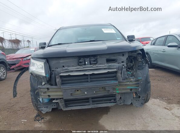 1FM5K7F82JGC16524 2018 FORD FORD EXPLORER Black უკანა სალონის ხედი