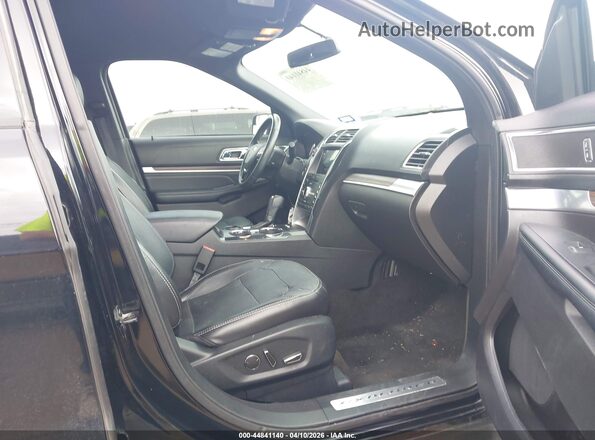 1FM5K7F82JGC16524 2018 FORD FORD EXPLORER Black წინა სალონის ხედი