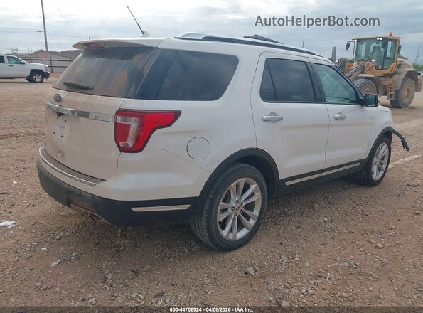 1FM5K7F83JGC85433 2018 FORD FORD EXPLORER White Trasero derecho