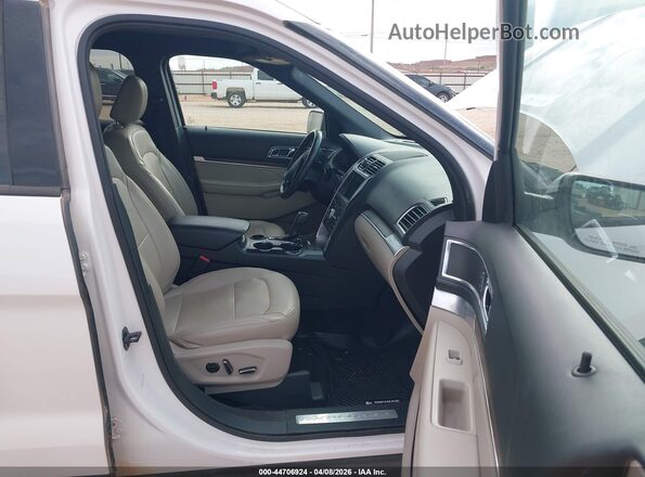 1FM5K7F83JGC85433 2018 FORD FORD EXPLORER White Vista interior delantera