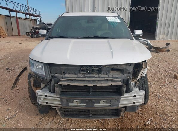 1FM5K7F83JGC85433 2018 FORD FORD EXPLORER White Vista interior trasera