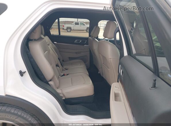 1FM5K7F83JGC85433 2018 FORD FORD EXPLORER White Vista de la etiqueta del VIN