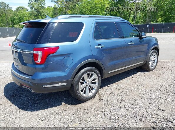 1FM5K7F85KGA83100 2019 FORD FORD EXPLORER Blue უკანა მარჯვენა