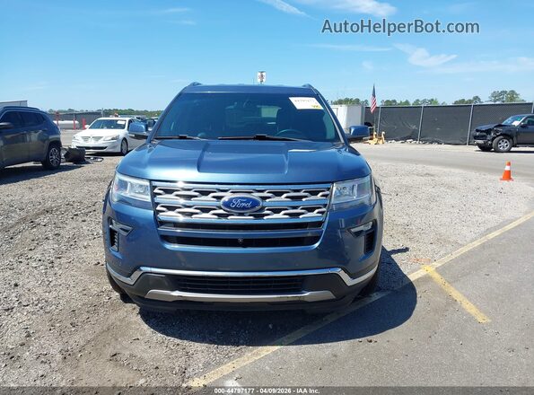1FM5K7F85KGA83100 2019 FORD FORD EXPLORER Blue უკანა სალონის ხედი