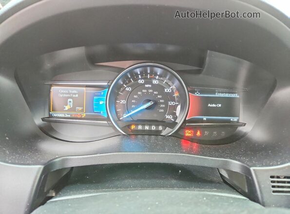 1FM5K7F86KGA97426 2019 FORD FORD EXPLORER Red Instrument cluster view