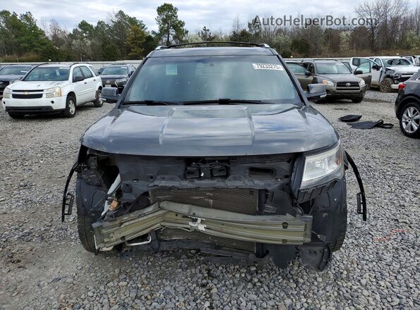 1FM5K7F87HGE34002 2017 FORD FORD EXPLORER Gray Widok z przodu