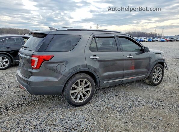 1FM5K7F87HGE34002 2017 FORD FORD EXPLORER Gray Tył prawy