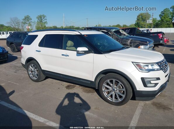 1FM5K7F88HGA40931 2017 FORD FORD EXPLORER White Вид задньої частини салону