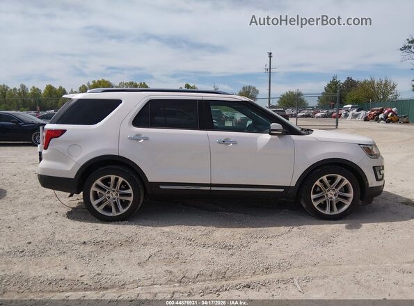1FM5K7F8XHGD82915 2017 FORD FORD EXPLORER White Rear interior view