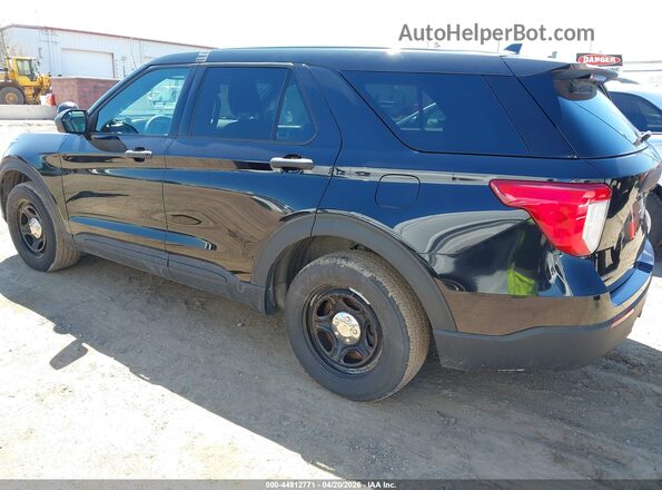 1FM5K8AB2NGA54280 2022 FORD POLICE INTERCEPTOR Black უკანა მარცხენა