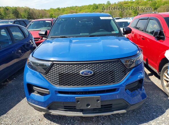 1FM5K8AB2TGA42854 2026 FORD FORD EXPLORER Blue Vista frontal