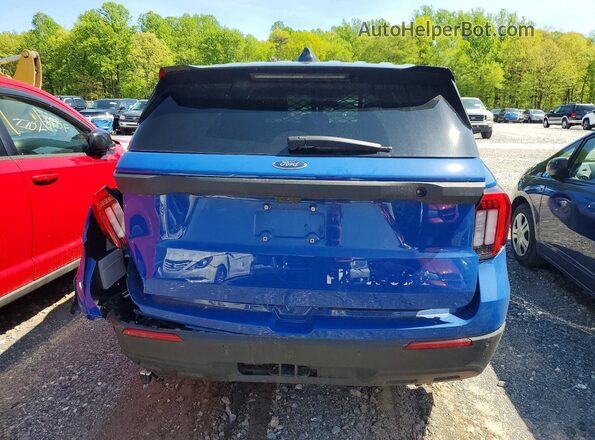 1FM5K8AB2TGA42854 2026 FORD FORD EXPLORER Blue Vista trasera