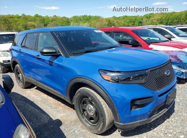 1FM5K8AB2TGA42854 2026 FORD FORD EXPLORER Blue Delantero derecho