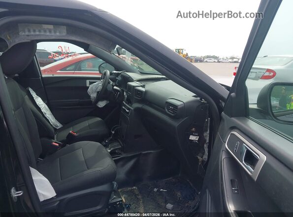 1FM5K8ABXLGD07973 2020 FORD POLICE INTERCEPTOR Black Front interior view