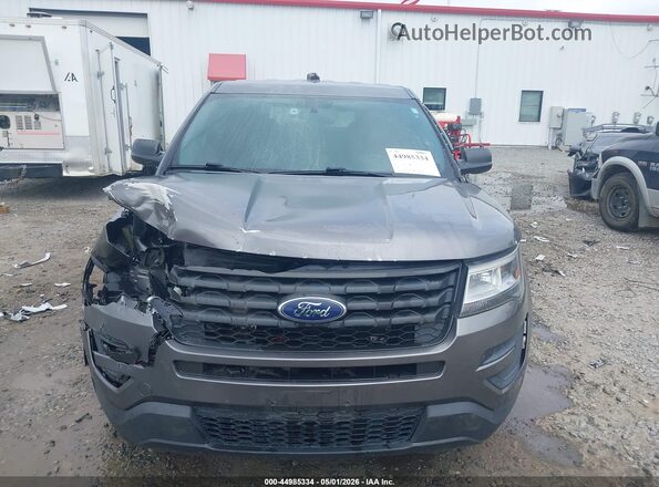 1FM5K8AR0JGA15694 2018 FORD EXPLORER Gray Вид щитка приладів