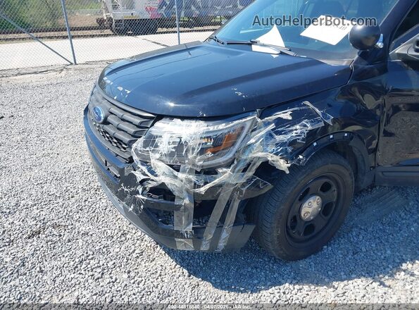 1FM5K8AR5KGA32055 2019 FORD POLICE INTERCEPTOR Black Դիմացի տեսք