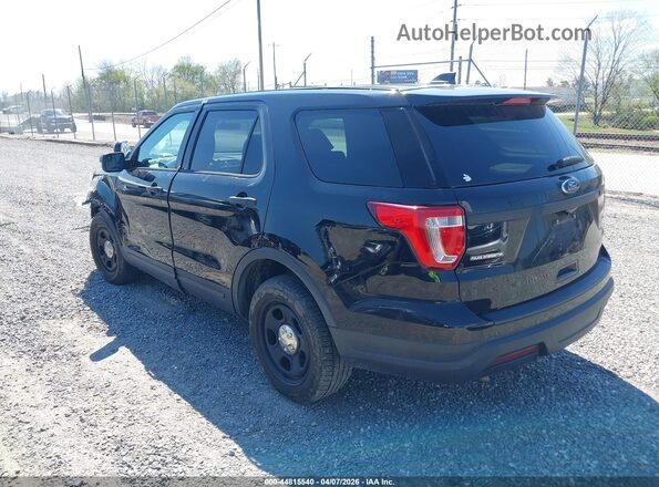 1FM5K8AR5KGA32055 2019 FORD POLICE INTERCEPTOR Black Հետևի ձախ